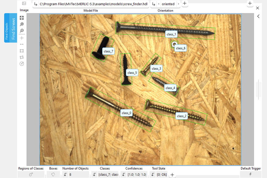 Mvtec using machine vision without prior programming skills