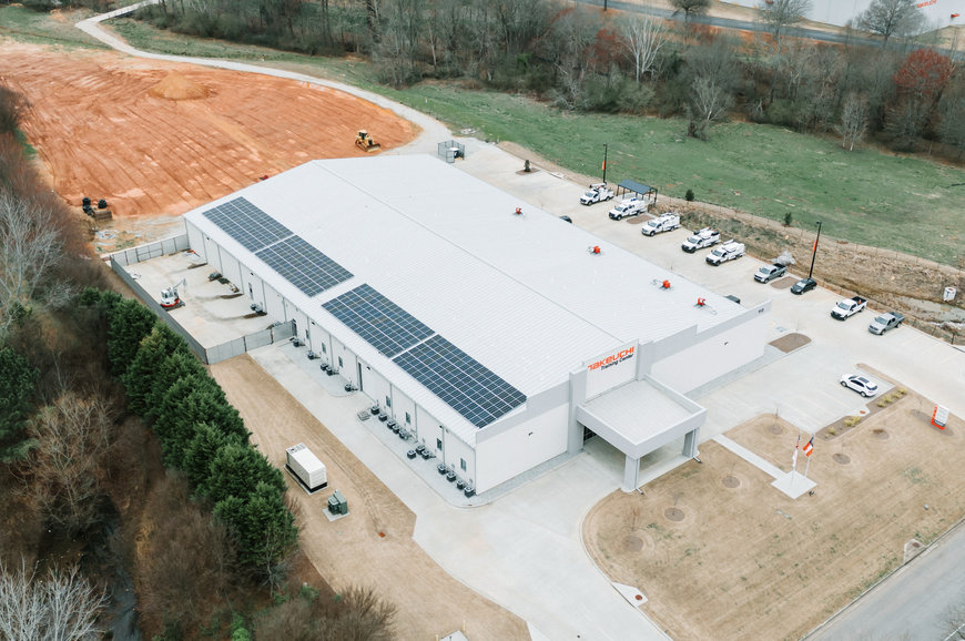 SOLAR PANELS NOW OFFSETTING ENERGY COSTS AT TAKEUCHI-US FACILITIES