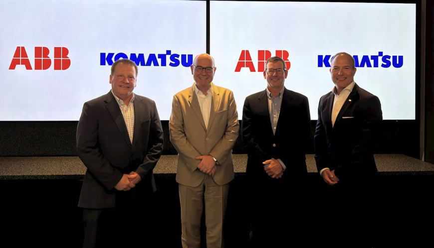 KOMATSU AND ABB COLLABORATE THROUGH OPEN ELECTRIFICATION PLATFORM