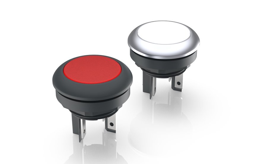 LUMOTAST illuminated pushbuttons with 5V supply voltage