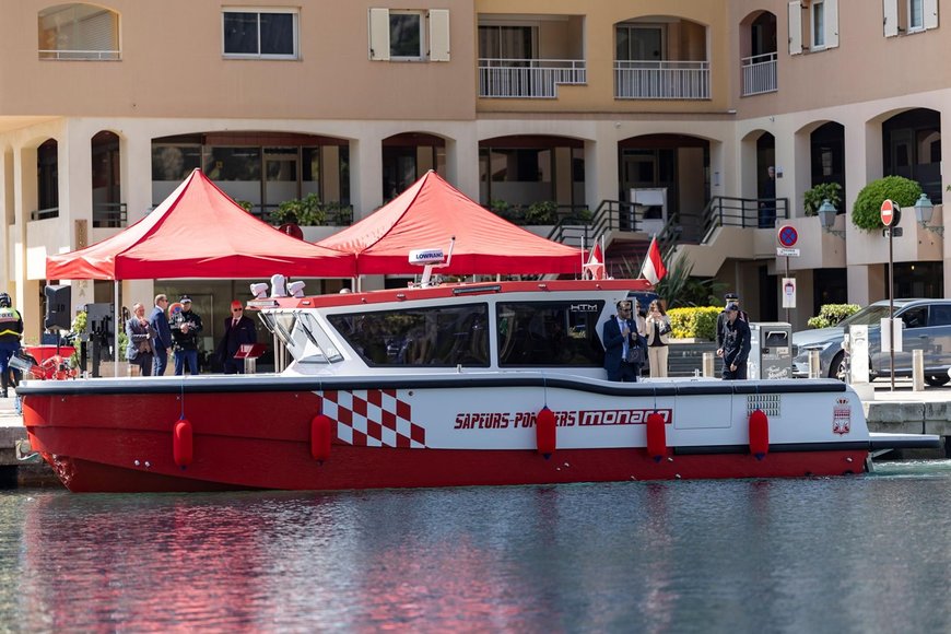 FPT INDUSTRIAL AND BIMOTOR POWER THE NEW HIGH TECH MARINE FIREBOAT FOR THE PRINCIPALITY OF MONACO