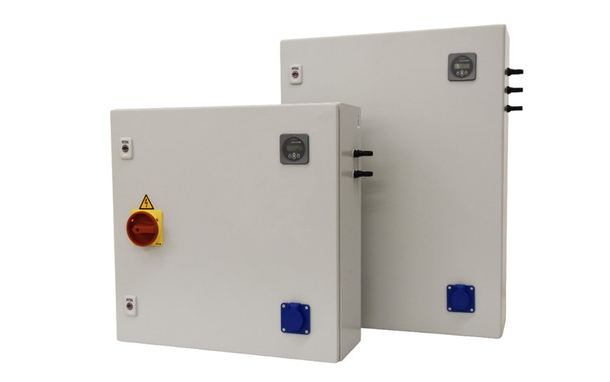 New solar control cabinet for safety even in blackouts