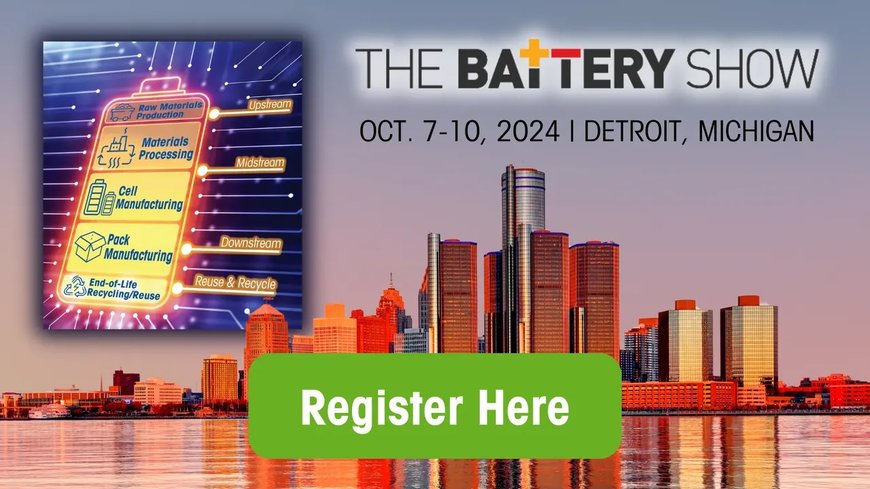 METTLER TOLEDO to Exhibit at The Battery Show North American, Detroit, Michigan