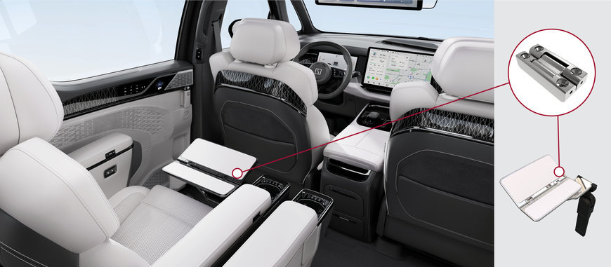 Van-based Luxury Vehicle “Welcome on board” Southco's Automotive Interior Solutions