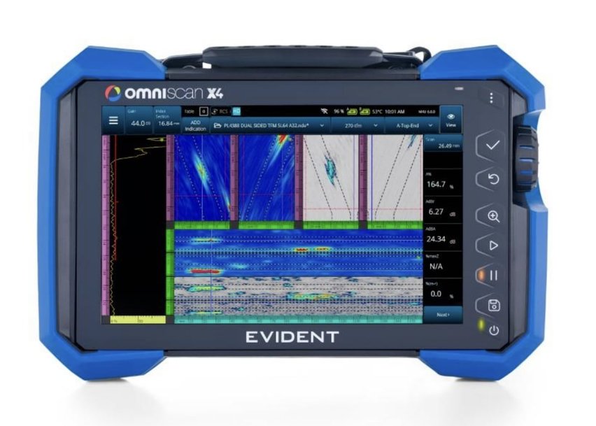 EVIDENT Announces Release of New OmniScan X4 Flaw Detector 